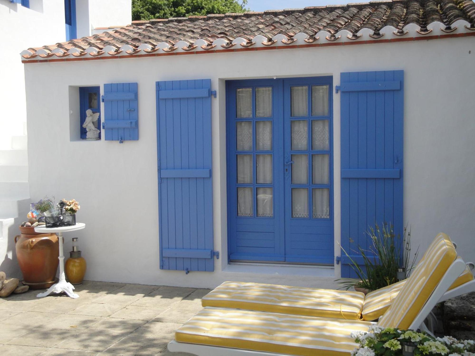 Le Buzet Bleu Bed & Breakfast Noirmoutier-en-l'Ile Bagian luar foto